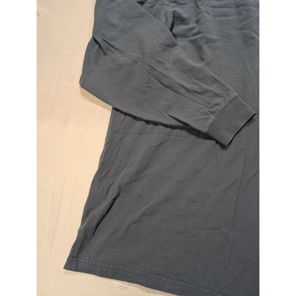 Carhartt Mens 2XL Tall Long Sleeve Pocket T-Shirt Blue Original Fit K126 - Picture 12 of 13
